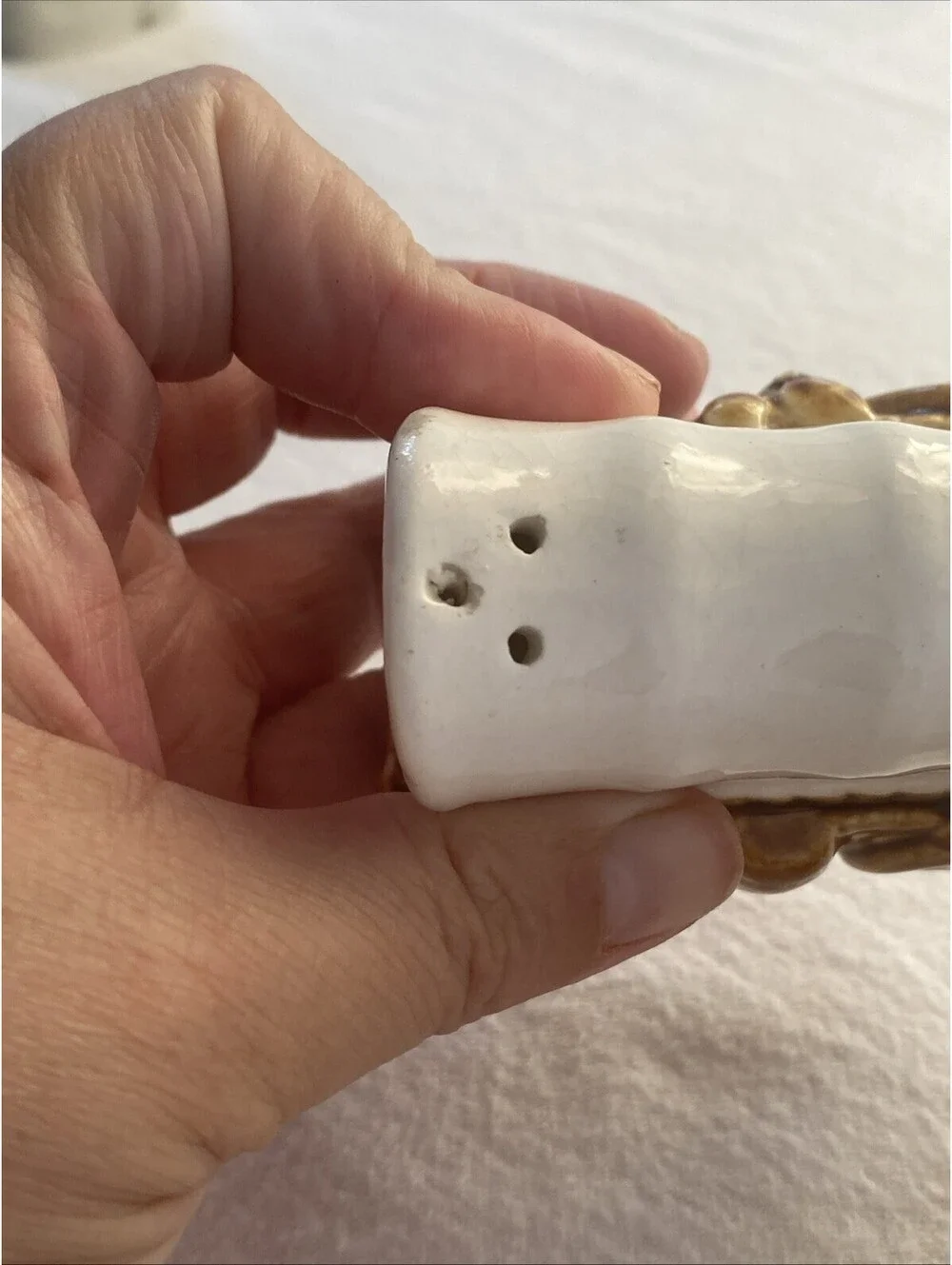 Vintage Ceramic Covered Wagon Salt and Pepper Shakers